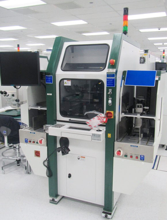 Hesse & Knipps (H&K) Bondjet BJ 820 Wedge-Wedge Bonder, Magazine to Magazine Handling System
