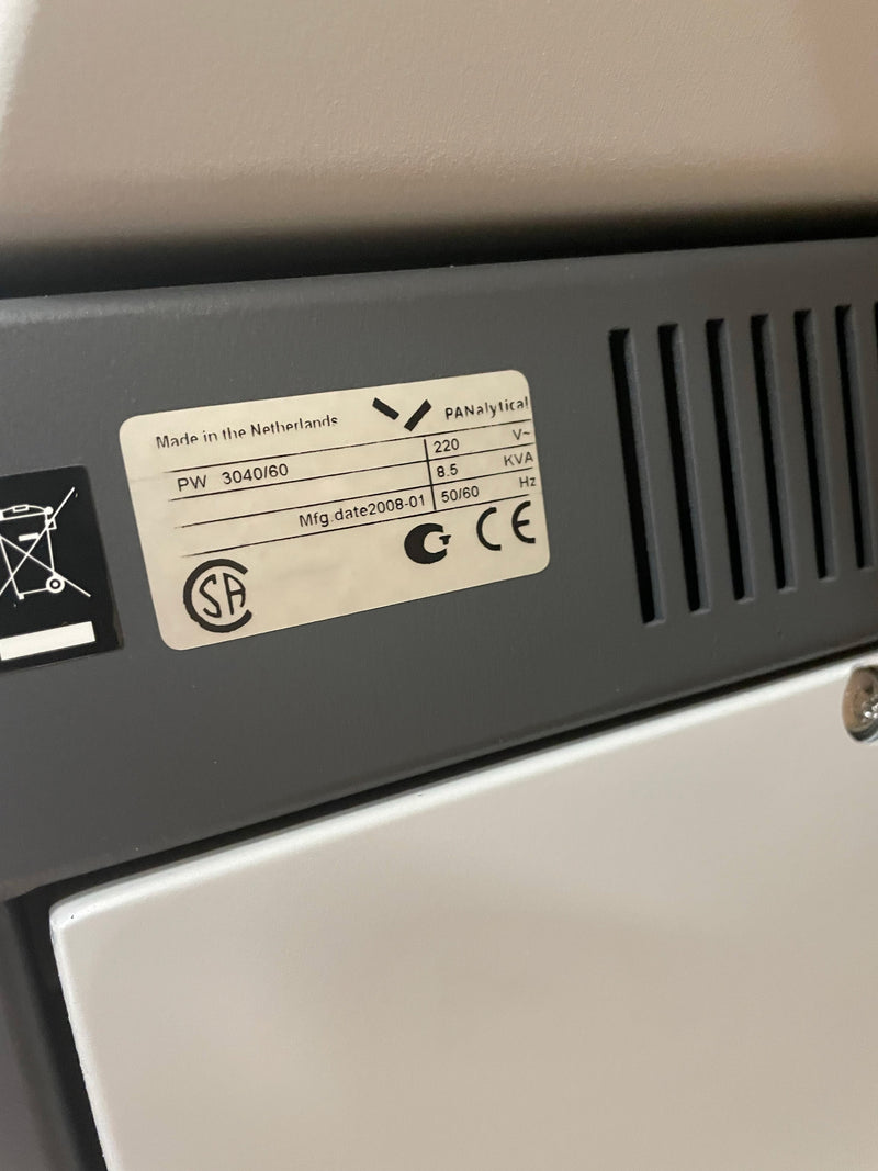 Malvern Panalytical X'Pert Pro XRD (X-ray Diffractometer)