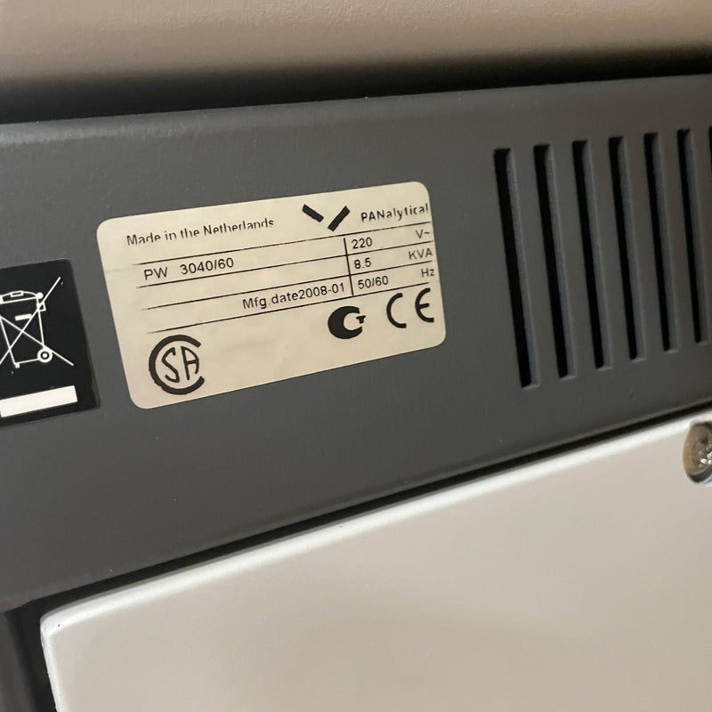 Malvern Panalytical X'Pert Pro XRD (X-ray Diffractometer)