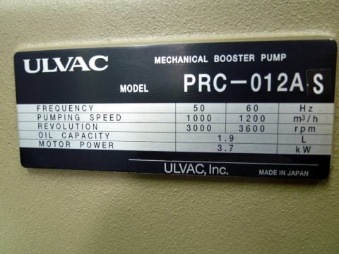 Ulvac VS 2401 Pump
