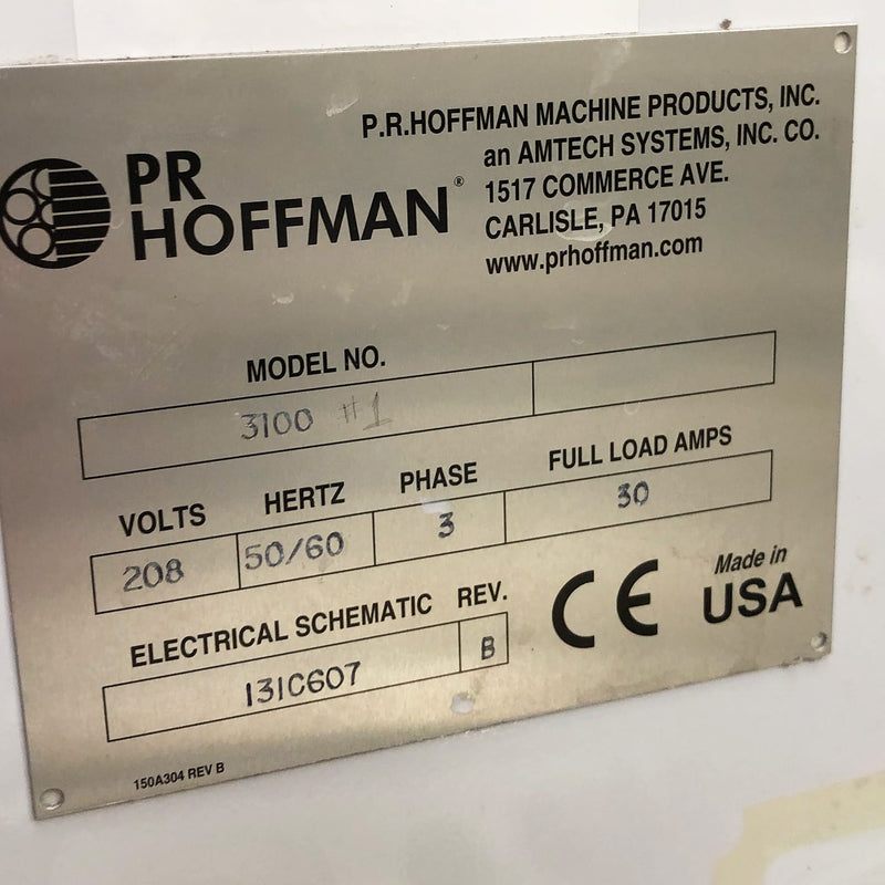PR Hoffman 3100 Polisher