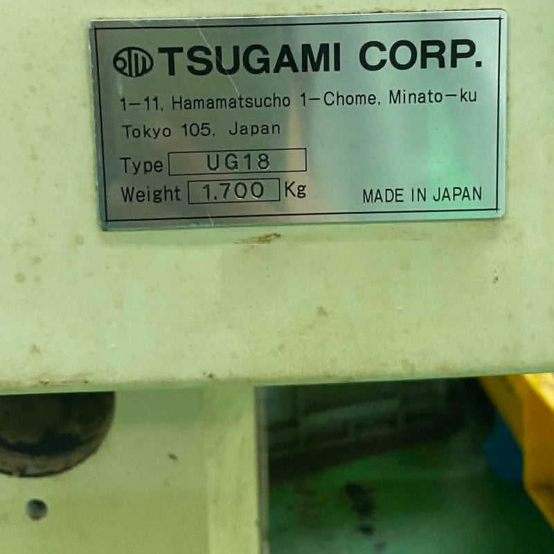 Tsugami UG 18 Precision Cylindrical Grinder