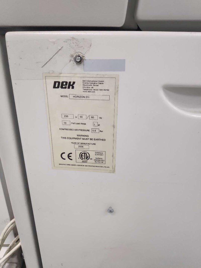 Dek Hoz Paste Printer