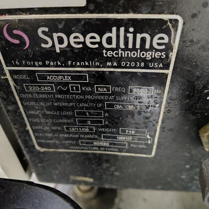 Speedline / MPM Accuflex Screen Printer
