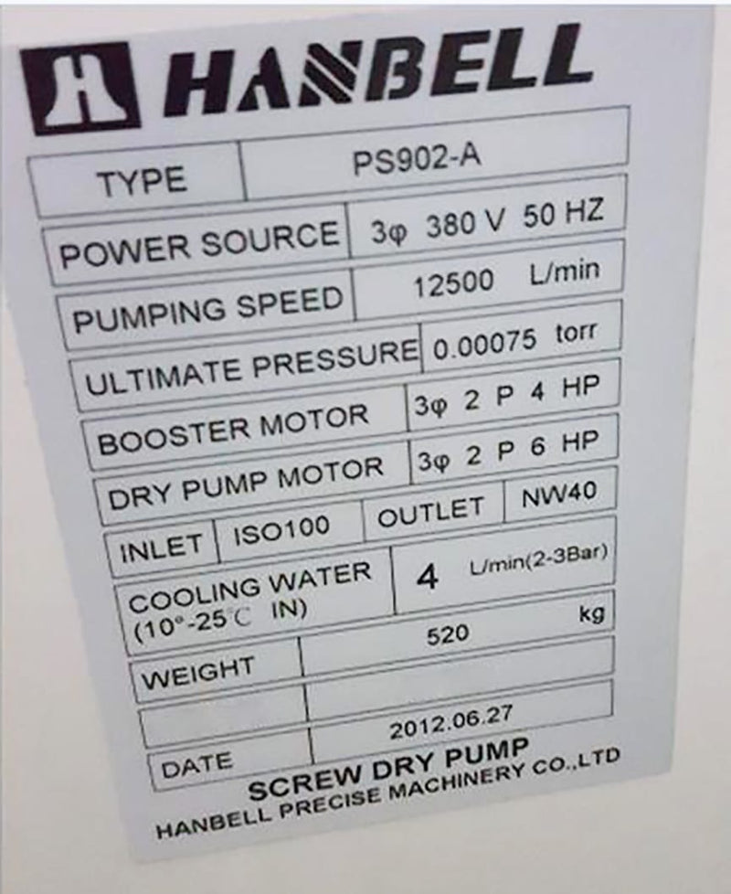 Vac Long VSG B 200 High Temperature Furnace