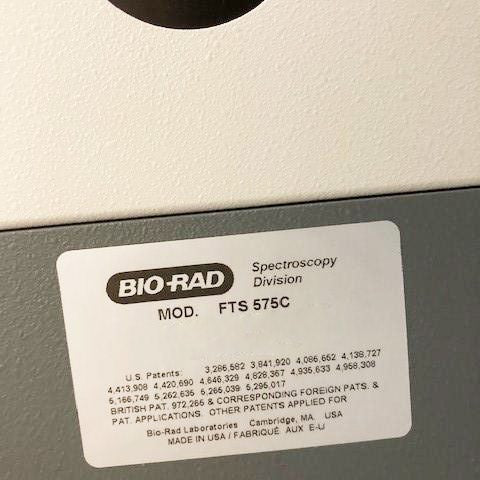 Bio-Rad QS 1200 FTIR Spectrometer (Fourier Transform Infrared)