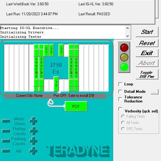 Teradyne J 750 Tester
