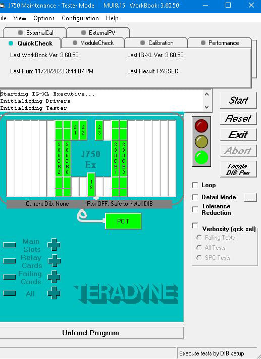 Teradyne J 750 Tester