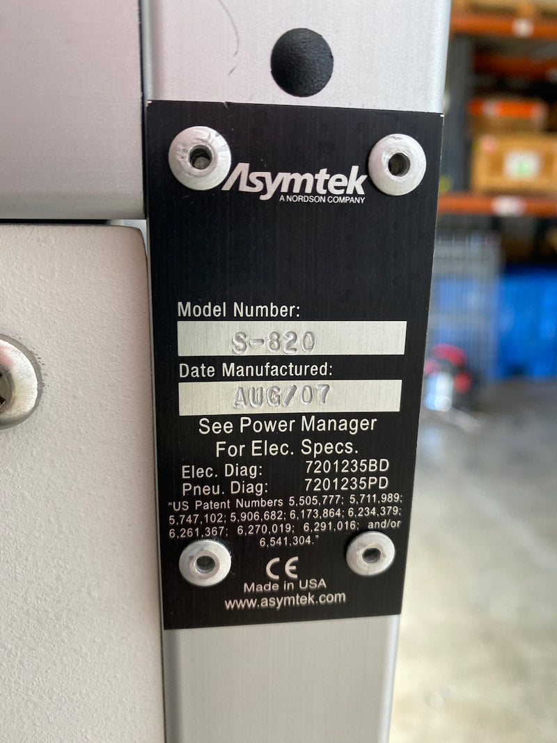 Nordson / Asymtek Spectrum S 820 Dispenser