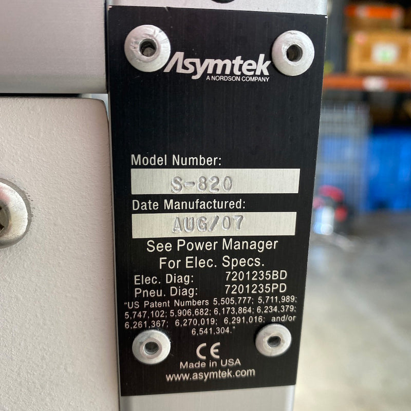 Nordson / Asymtek Spectrum S 820 Dispenser