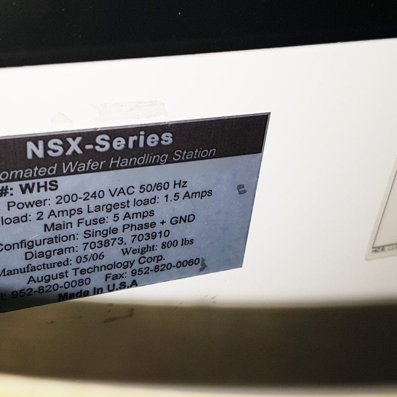 ONTO / Rudolph / August NSX 320 Inspection System