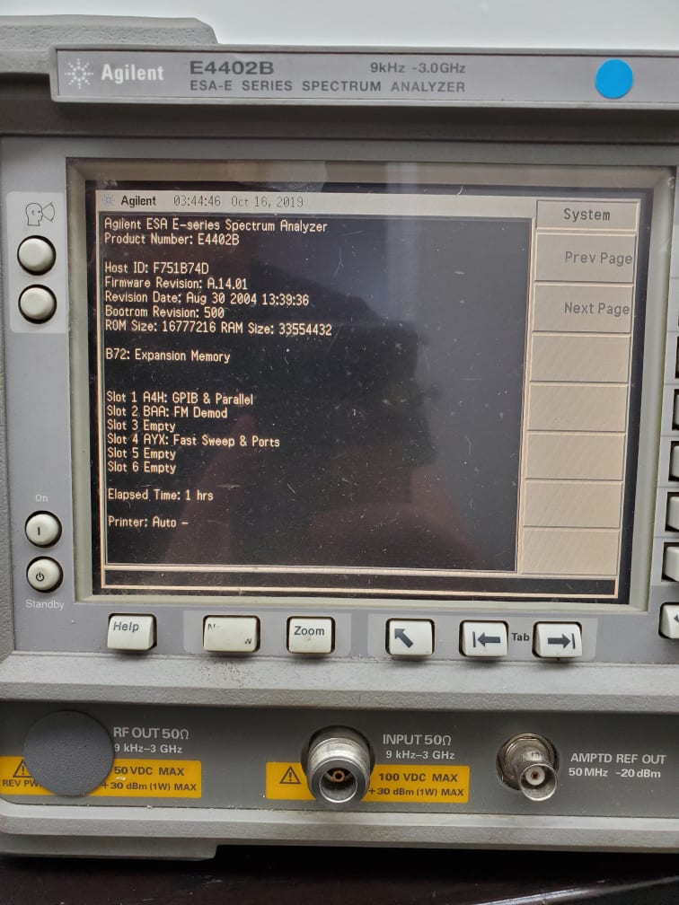 Agilent E 4402 B Spectrum Analyzer