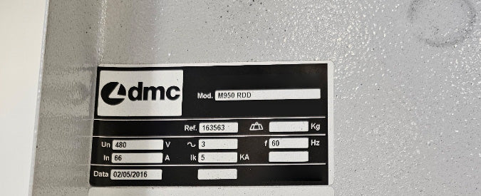DMC M 950 Deburring Finishing Machine