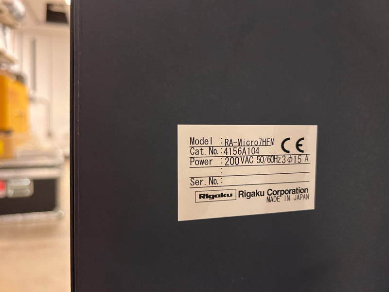 Rigaku Smax 3000 Small Angle X-ray Scattering (SAXS)