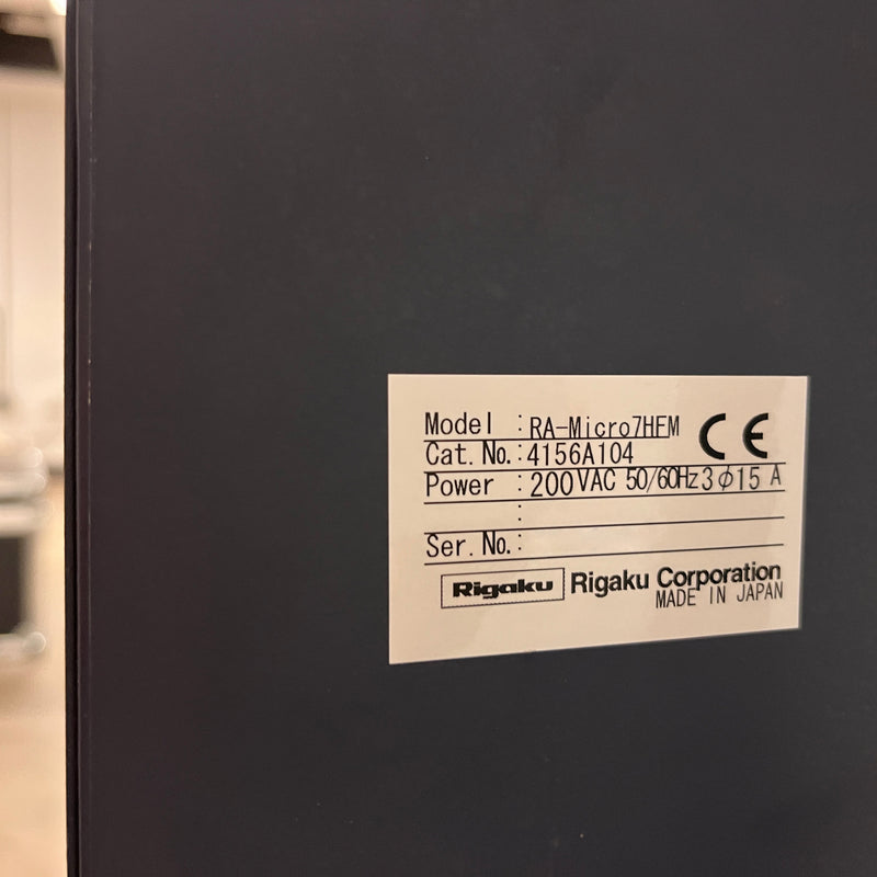 Rigaku Smax 3000 Small Angle X-ray Scattering (SAXS)