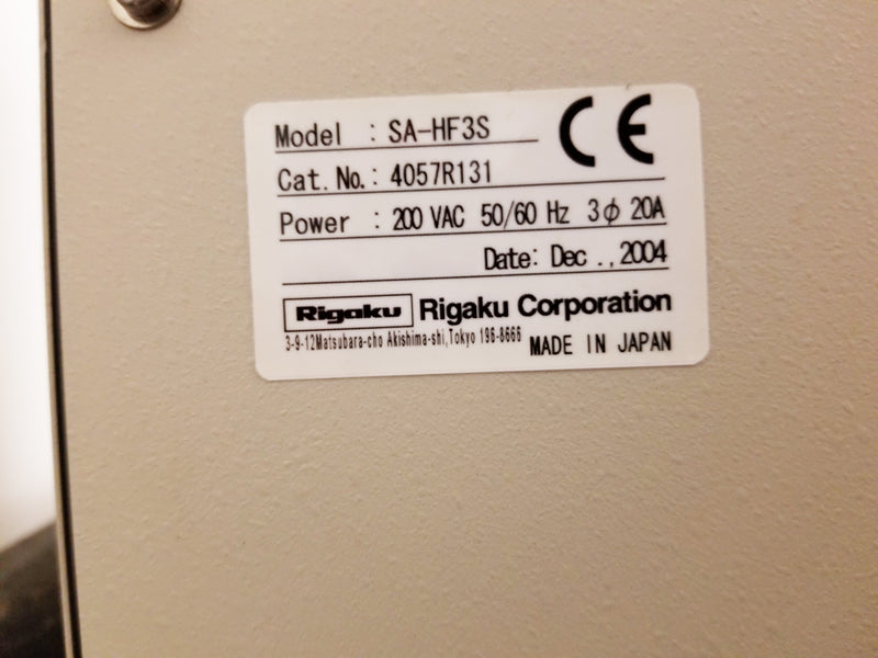 Rigaku DMAX  / Rapid Mico X-ray Diffractometer
