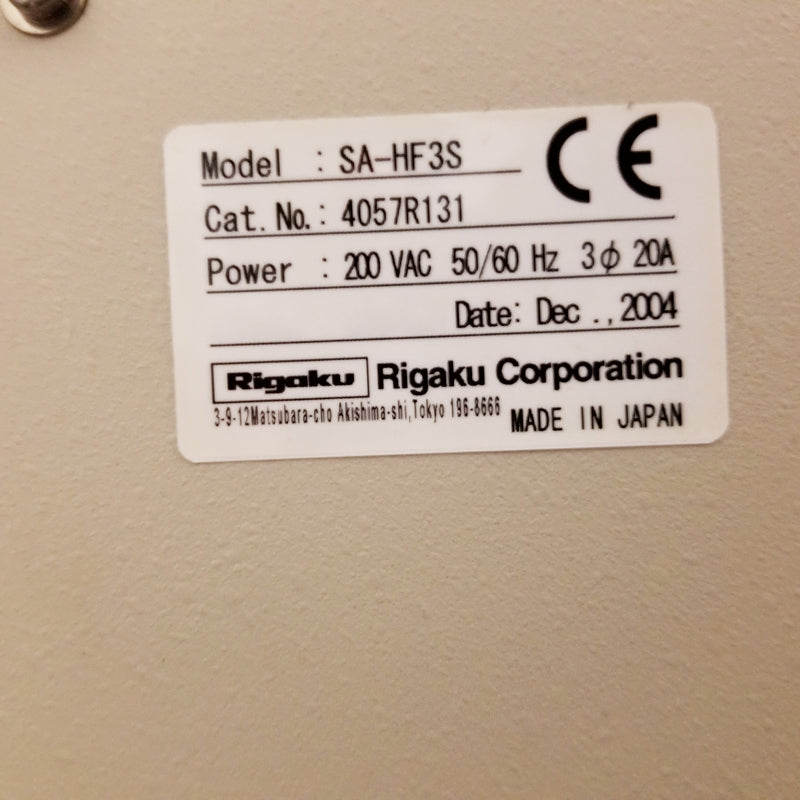 Rigaku DMAX  / Rapid Mico X-ray Diffractometer