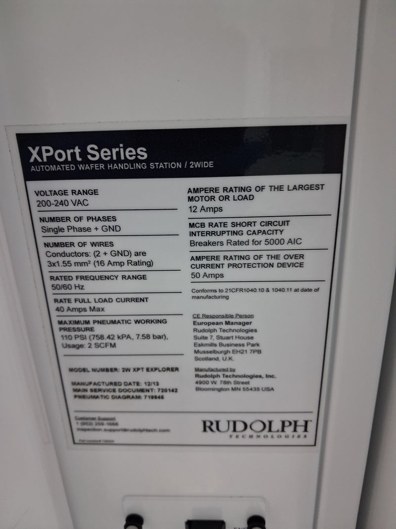ONTO / Rudolph / August NSX 320 Inspection System