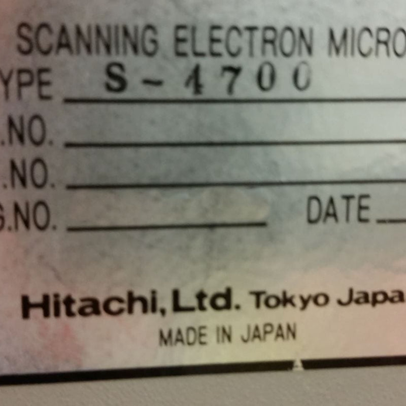 Hitachi S 4700 FE-SEM (Field Emission Scanning Electron Microscope)