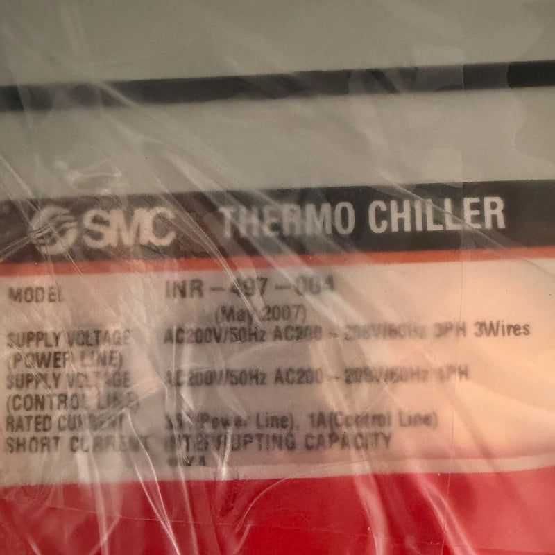 SMC INR 497 084 Chiller
