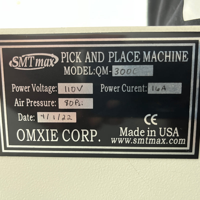 SMT Max QM 3000 Pick and Place