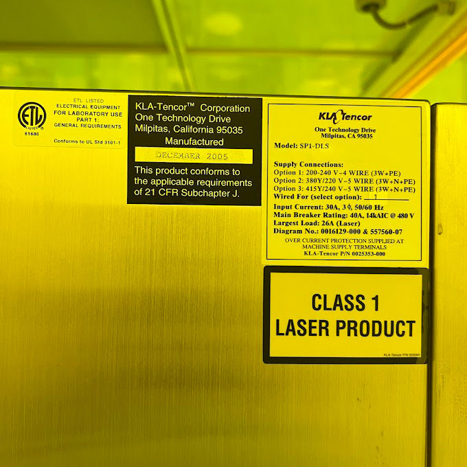 KLA Surfscan SP 1 DLS Particle Defect System