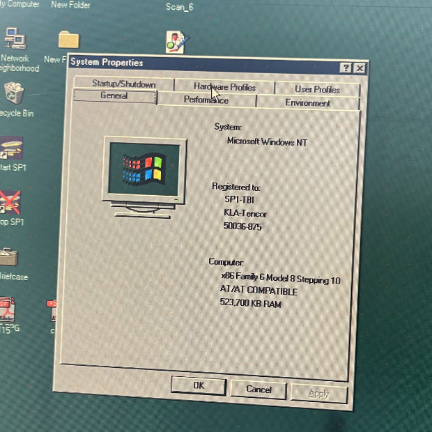 KLA Surfscan SP 1 TBI Particle Defect System