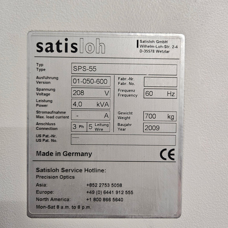 Satisloh SPS 55 Polisher