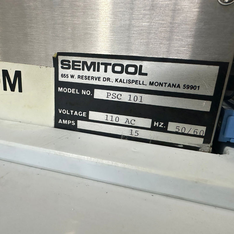 Semitool PSC 101 SRD (Spin Rinse Dryer)