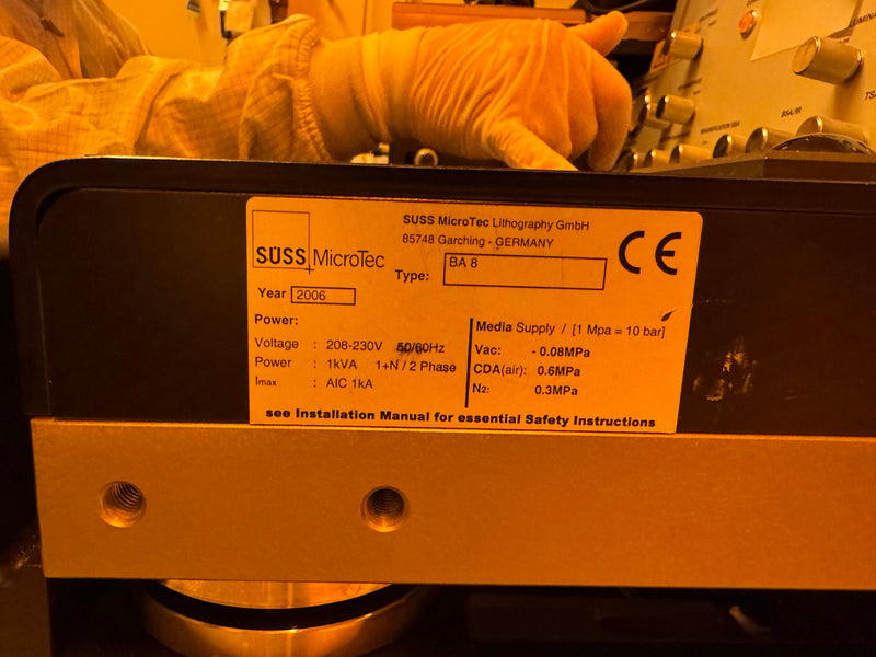 SUSS BA 8 Contact Aligner