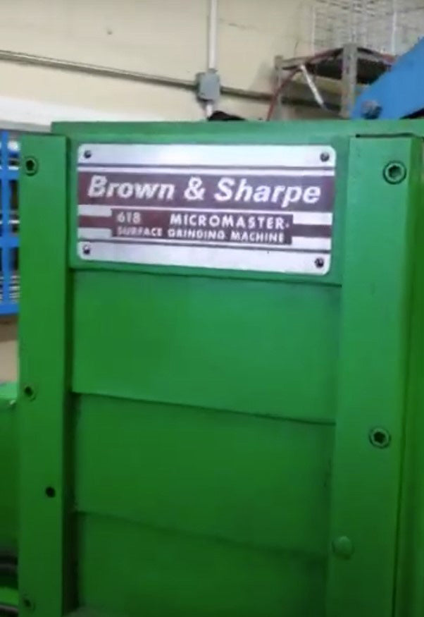 Brown & Sharpe 618 Micromaster Surface Grinder