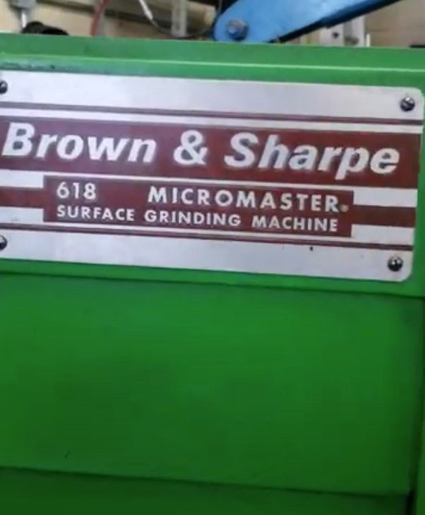Brown & Sharpe 618 Micromaster Surface Grinder