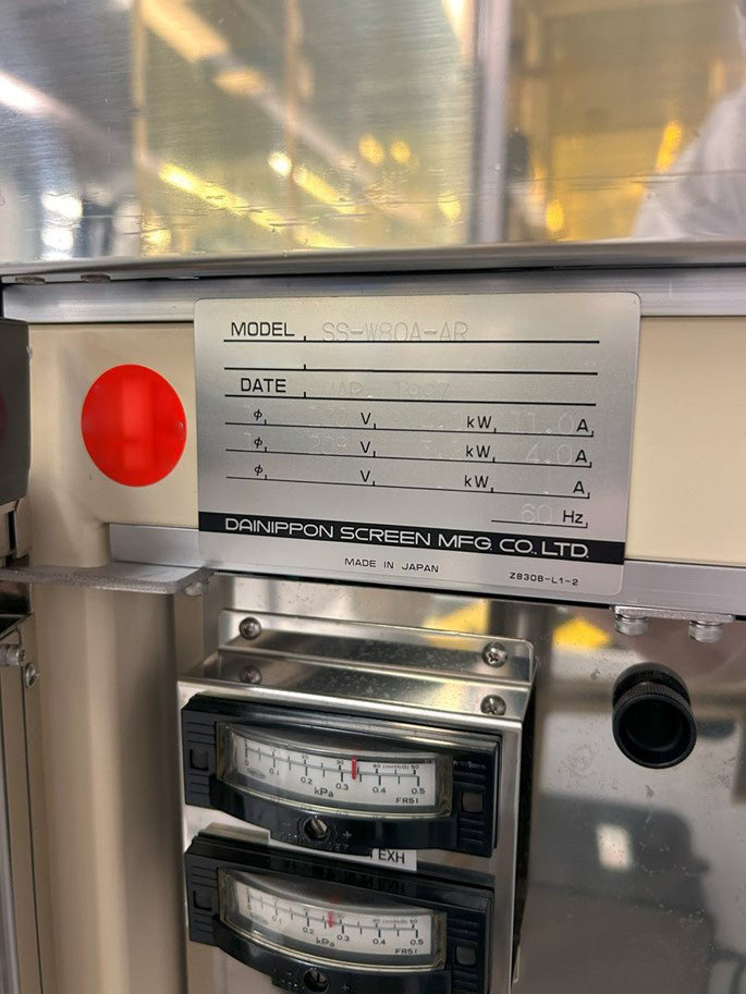 SCREEN / DNS SS W 80 A-AR Wafer Scrubber
