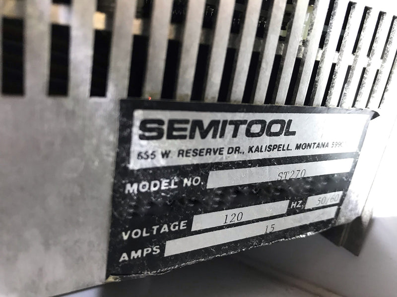 Semitool ST 270 SRD (Spin Rinse Dryer)