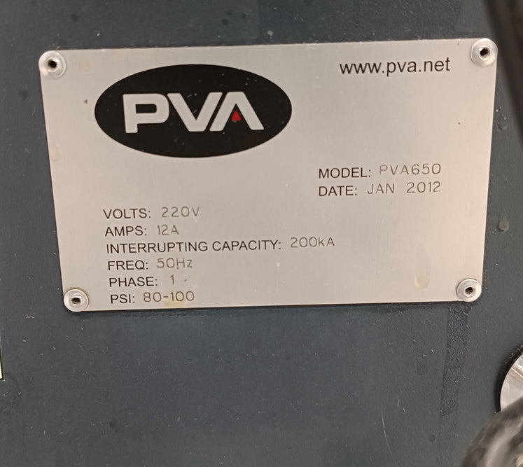 PVA 650 Coating / Dispensing