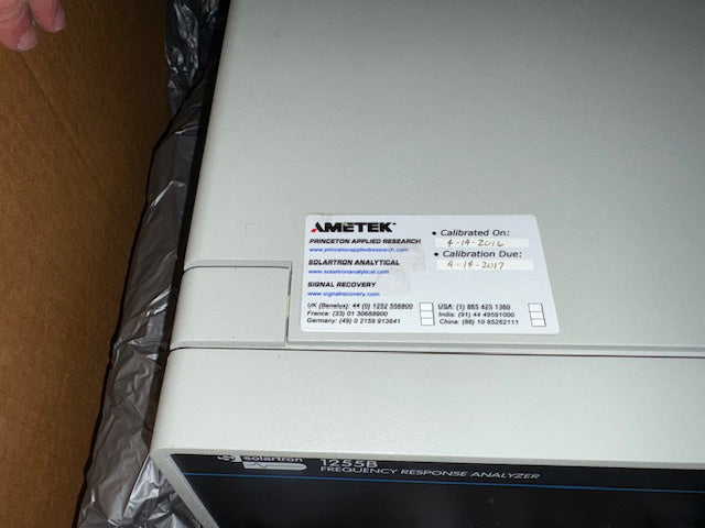 Solartron 1255 B Frequency Response Analyzer