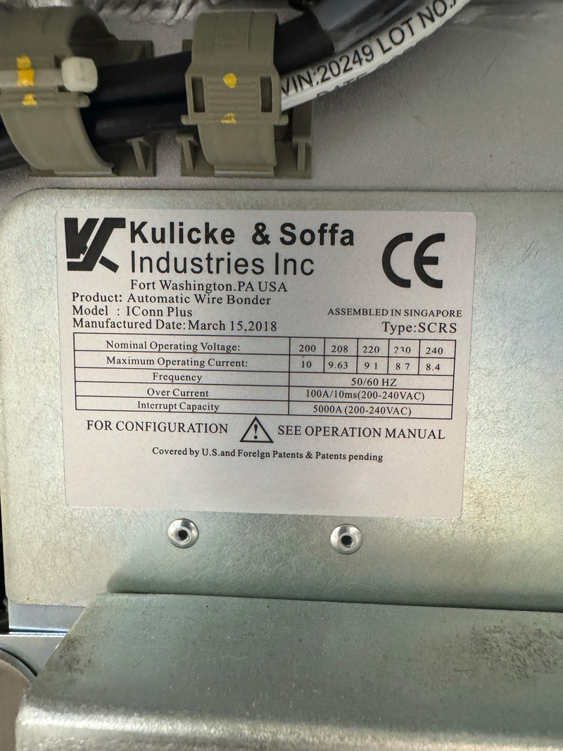 K&S IConn Plus Wire Bonder