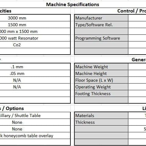 Bystronic Bystar 3015 Laser