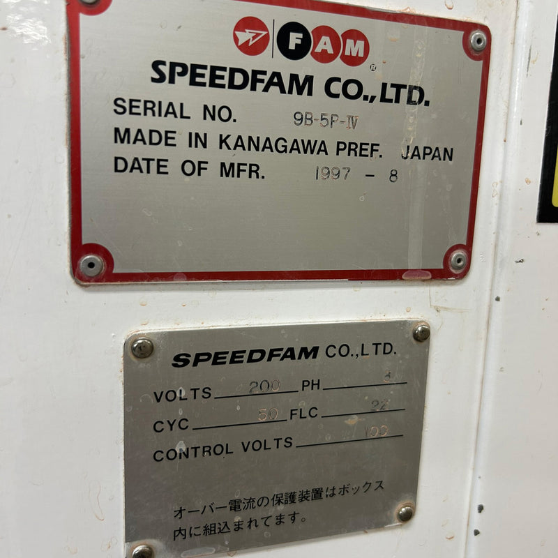 Speedfam 9 B-5 P-IV Grinder