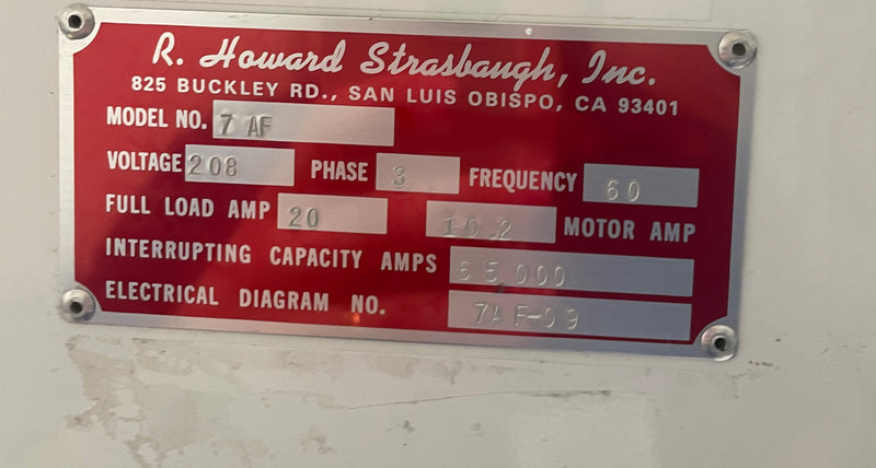 Strasbaugh 7 AF Wafer Grinder