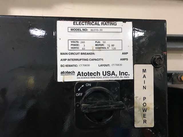 Atotech XL 510-30 / XL 230-30 Stripper Line