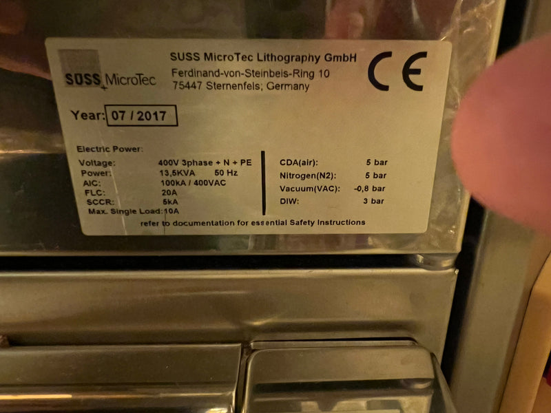 SUSS ACS 200 Gen 3 Coater / Developer