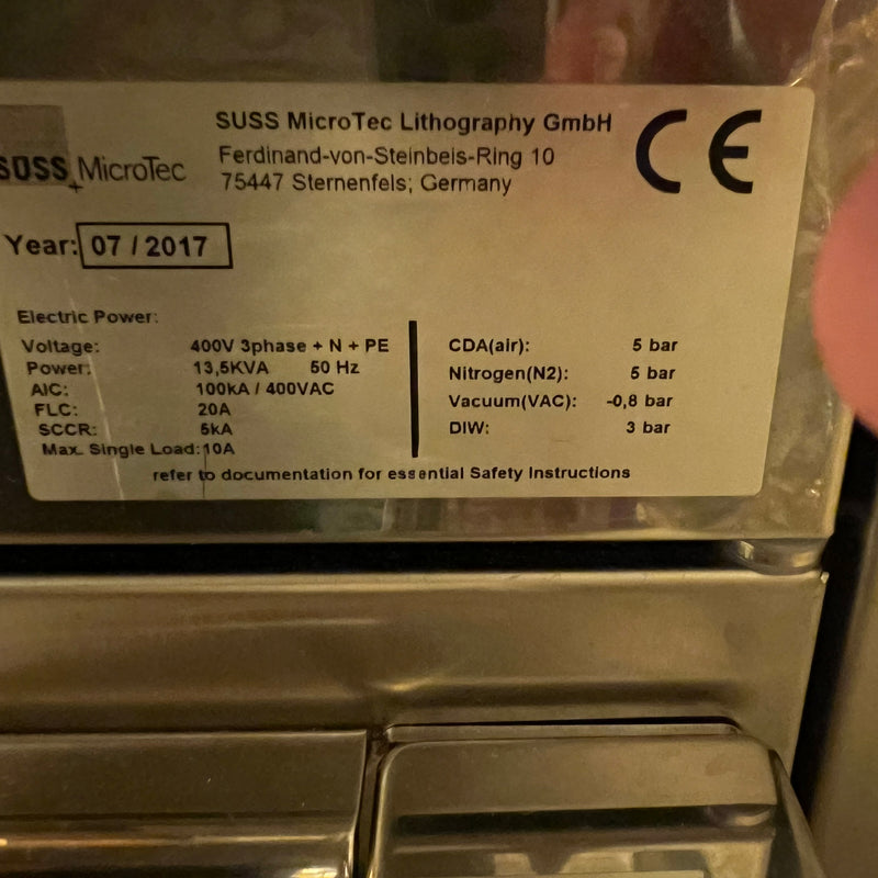 SUSS ACS 200 Gen 3 Coater / Developer