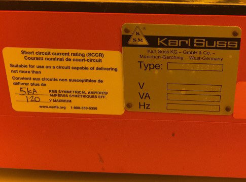 SUSS MA 4 Mask Aligner