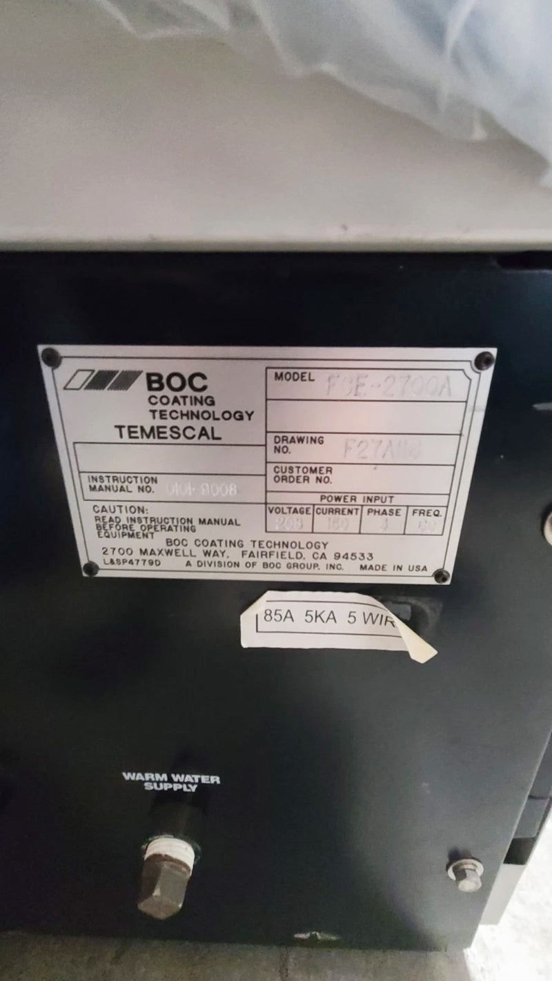 Ferrotec / Temescal FCE 2700 B Evaporator