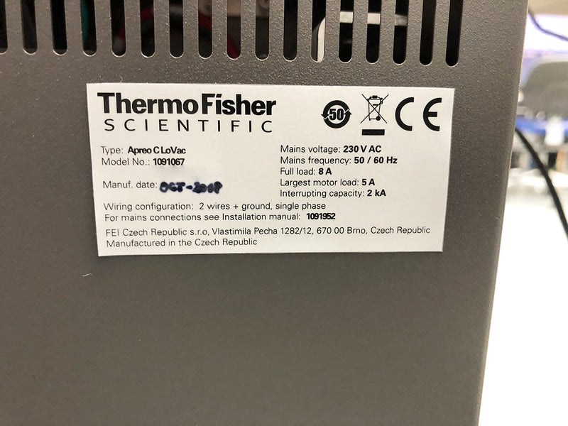 Thermo Fisher Scientific / FEI Apreo C LoVac 1091067 SEM (Scanning Electron Microscope)