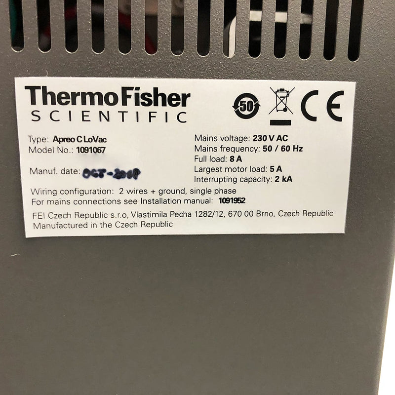 Thermo Fisher Scientific / FEI Apreo C LoVac 1091067 SEM (Scanning Electron Microscope)