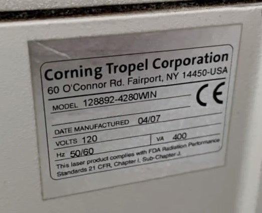 Corning Tropel Flatmaster Metrology System