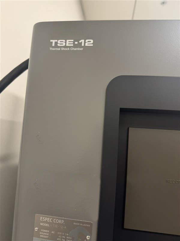 ESPEC TSE 12 A Thermal Shock Chamber