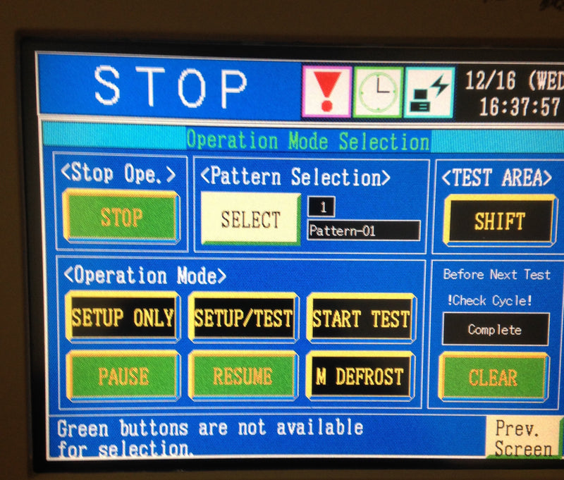 ESPEC TSE 11 A Chamber
